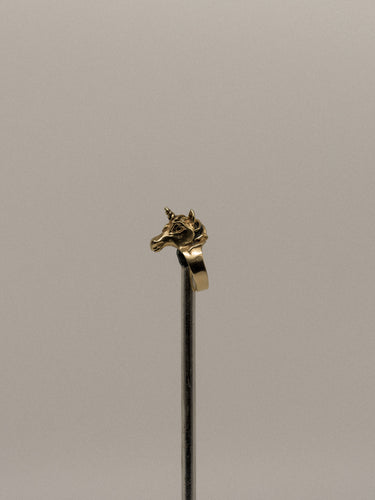 Unicorn Gold Plated Ring