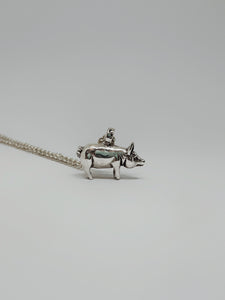 Pig Pendant (With Chain)