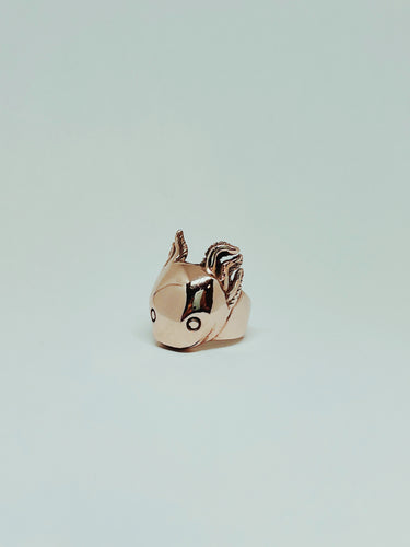 Rose Gold Axolotl Ring