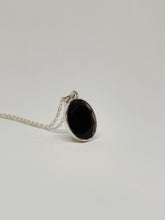 Oval Pendant with Stone (With Chain)